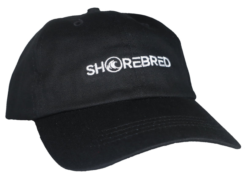 Shorebred Black Unstructured Hat