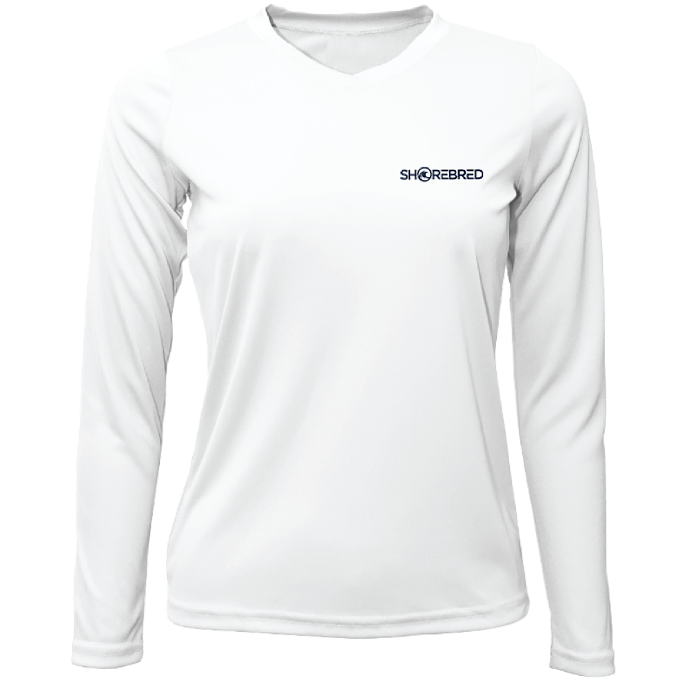 Women's Trolling V-Neck Performance Long Sleeve