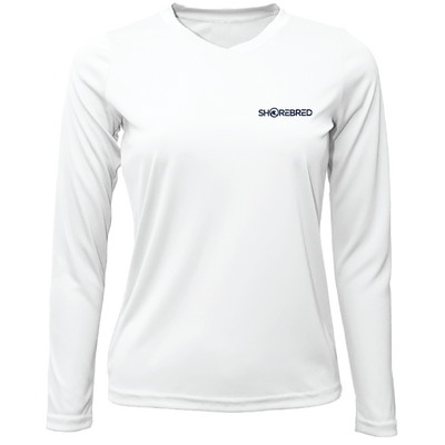 Women's Trolling V-Neck Performance Long Sleeve